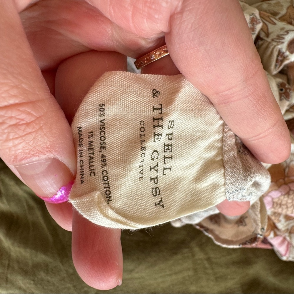 Spell Renew Patchwork Gown - Petite - image 8